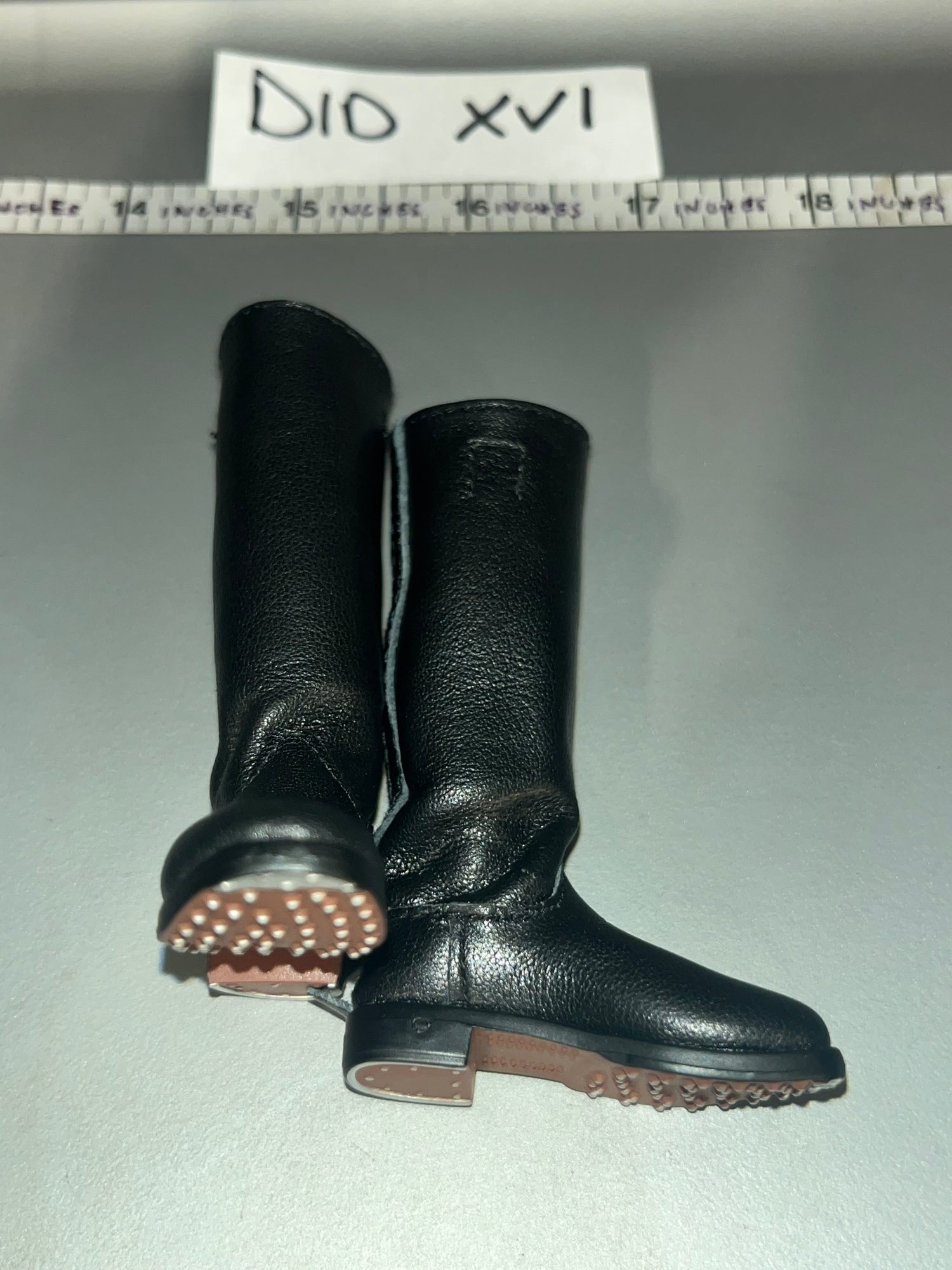 1/6 Scale WWII German Leather Officer Jack Boots - DID - Otto Skorzeny