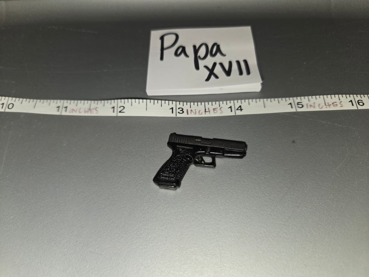 1/6 Scale Modern Glock 17 Semi-Automatic Pistol - Papa XVII