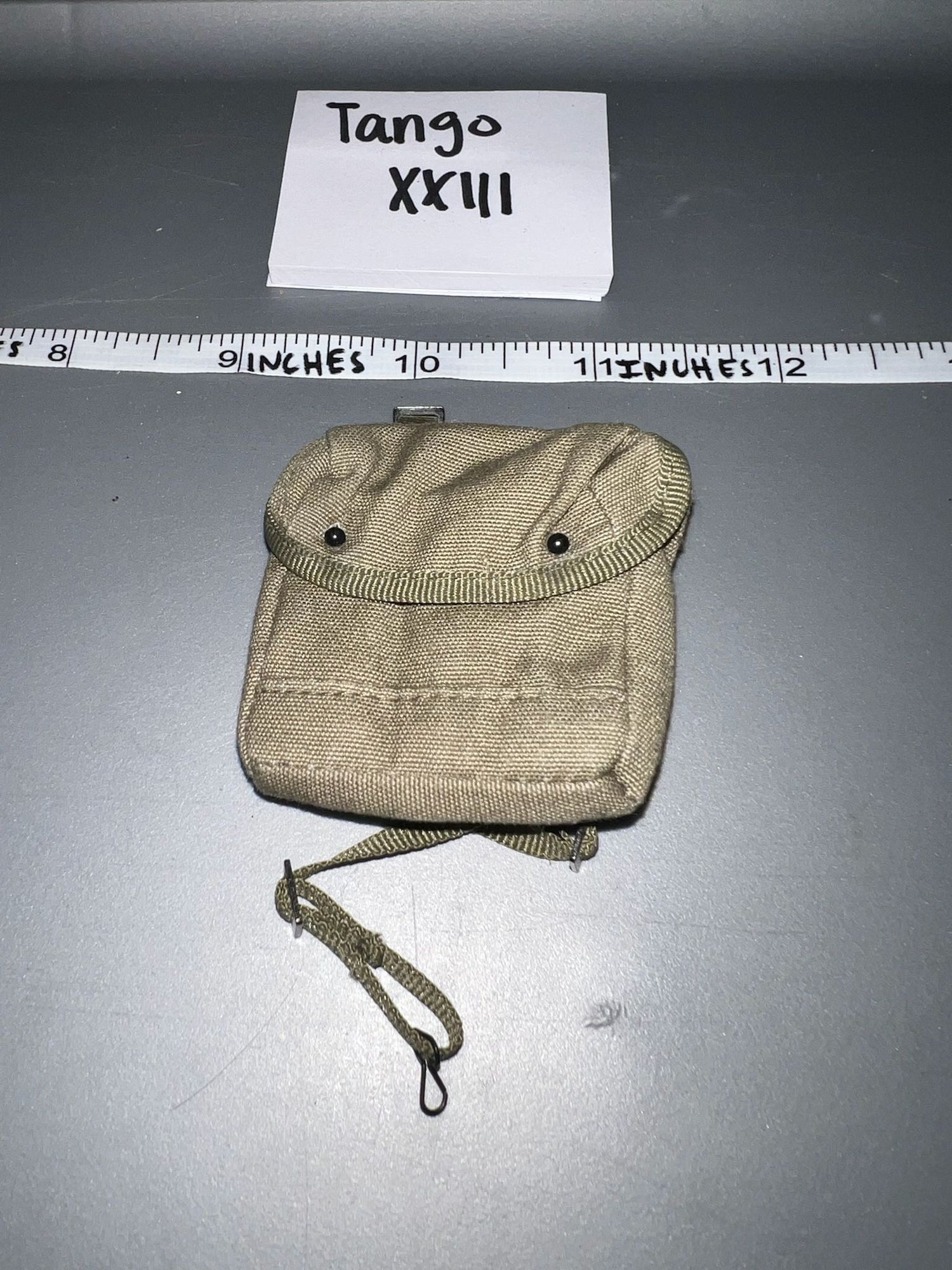 1/6 Scale WWII US Cloth Gas Mask Bag