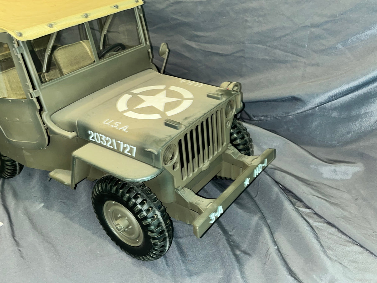 1/6 Scale WWII US Jeep - Ultimate Soldier - Weathered
