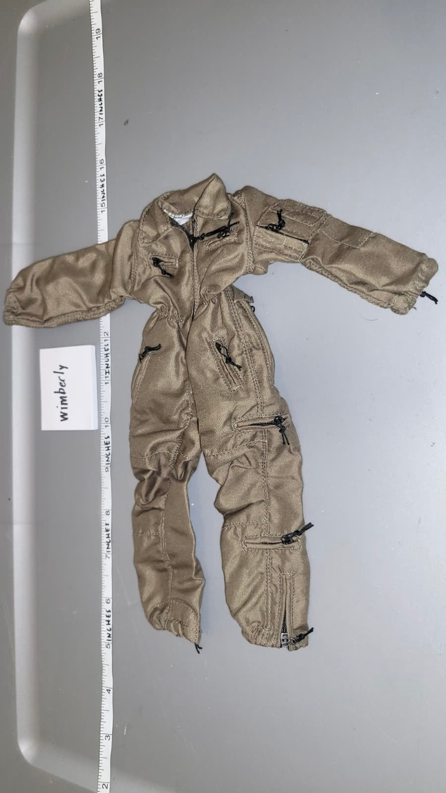 1/6 Scale Modern Tanker Coverall - Armored Crewman Coverall Uniform / Flight Suit - Bandit Joe