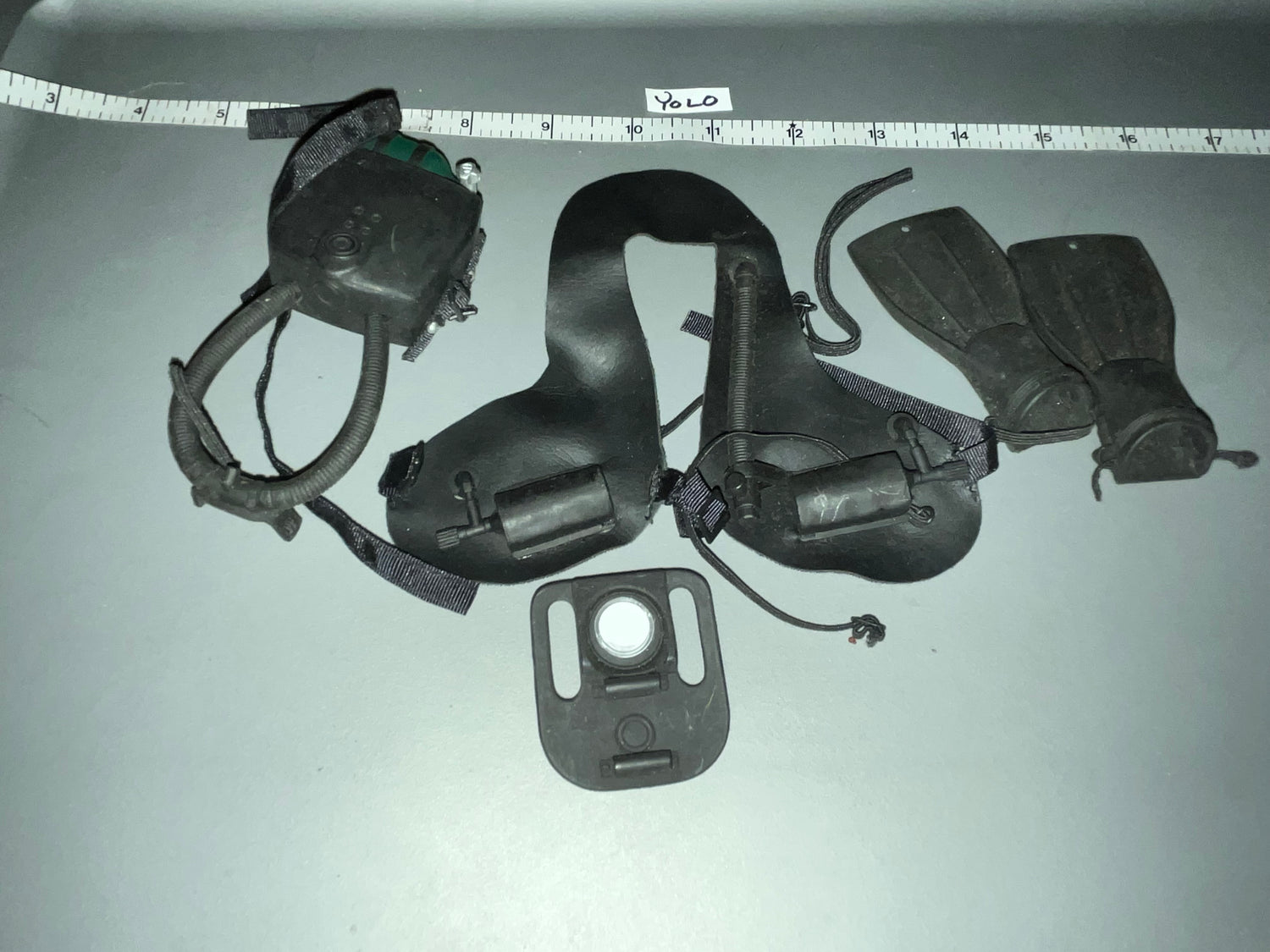 1/6 Modern Era Scuba Dive Gear Rebreather Set