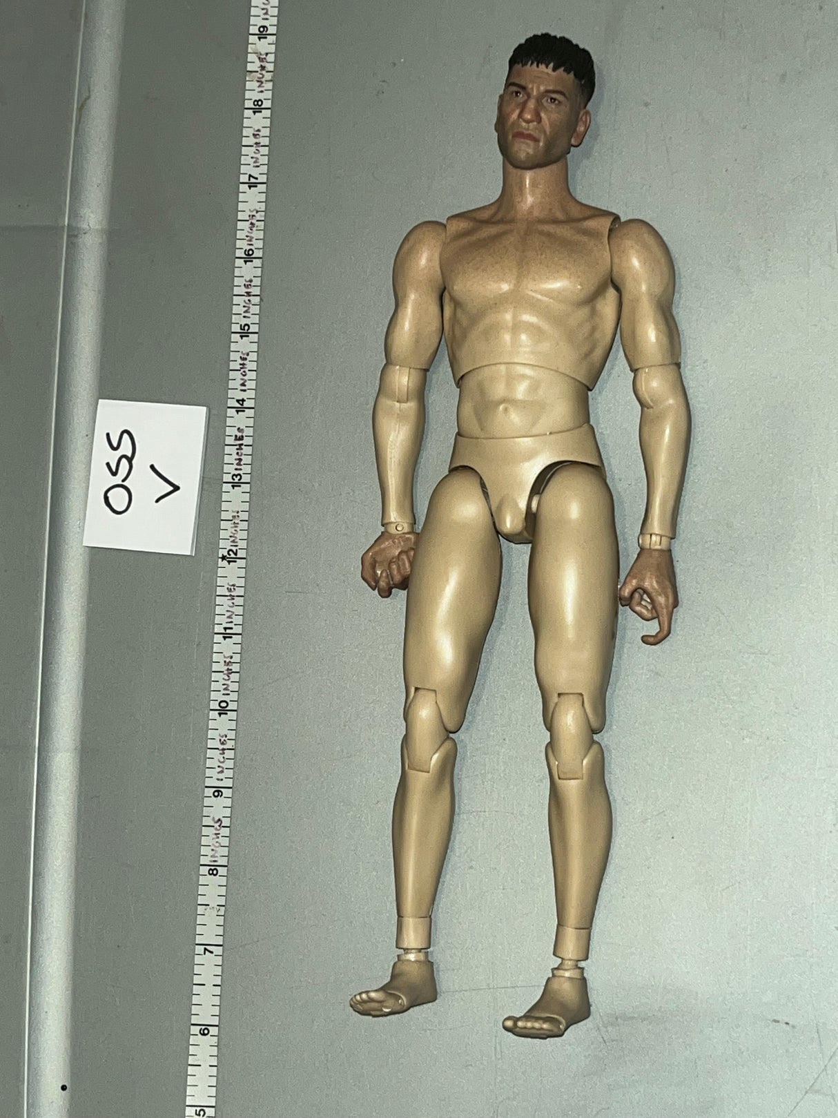 1:6 Scale WWII US Tanker Fury Nude Figure - Coon Ass Loader - Facepool