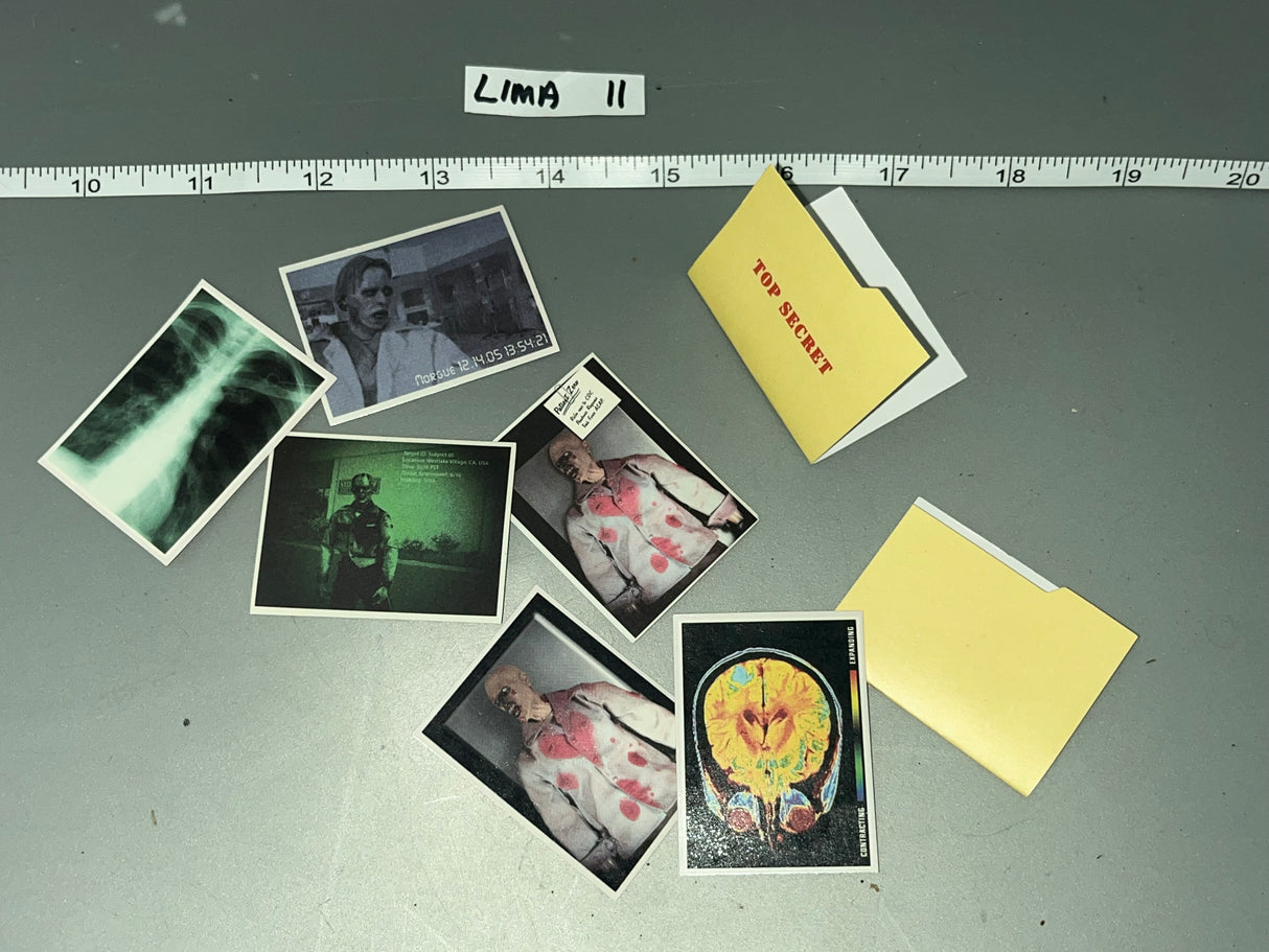 1/6 Scale Modern Era Zombie Secret Documents - Sideshow Toys Zombie