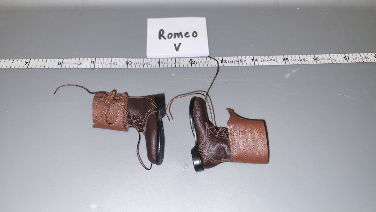 1/6 Scale WWII US Buckle Top Boots - UJINDOU Big Red One