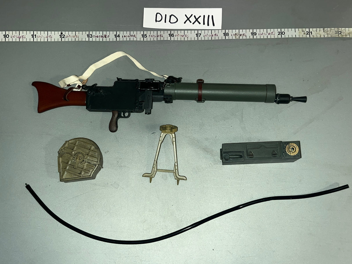 1/6 Scale World War One German MG-08 Machine Gun - DID MG08 Gunner 11015 - Metal