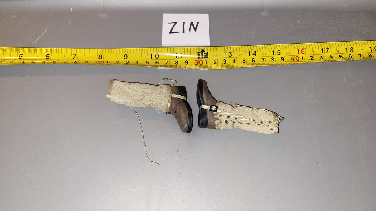1/6 Scale WWII US Boondocker Boots and Leggings
