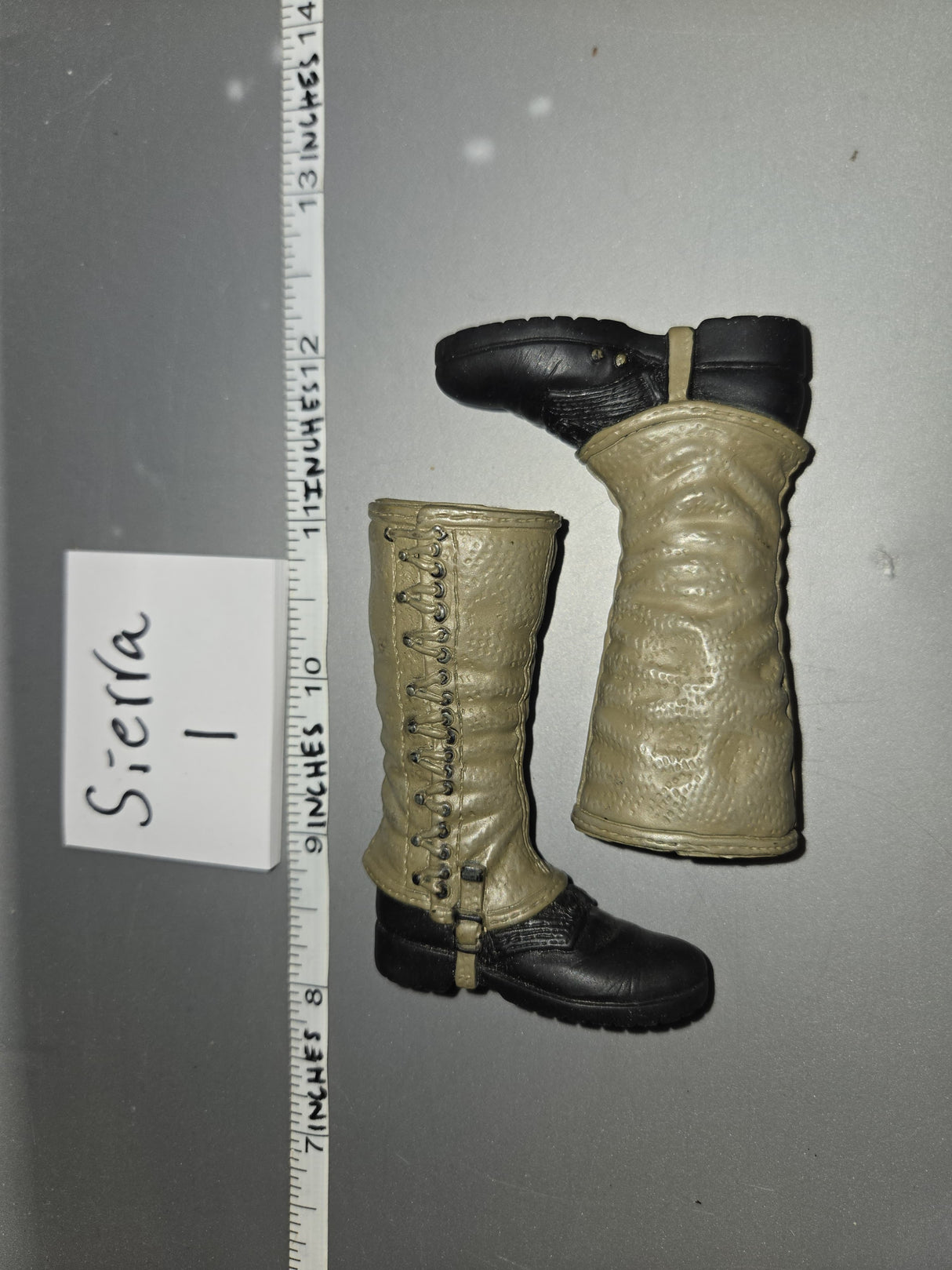 1/6 Scale Vietnam Jungle Boots with Gaiters Mac V Sog