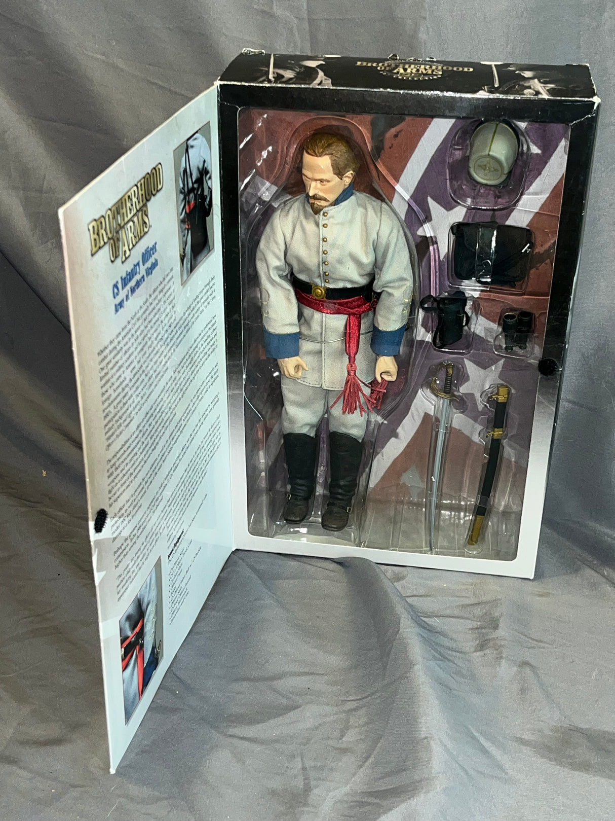 1/6 Scale Civil War Confederate Officer - NIB Sideshow
