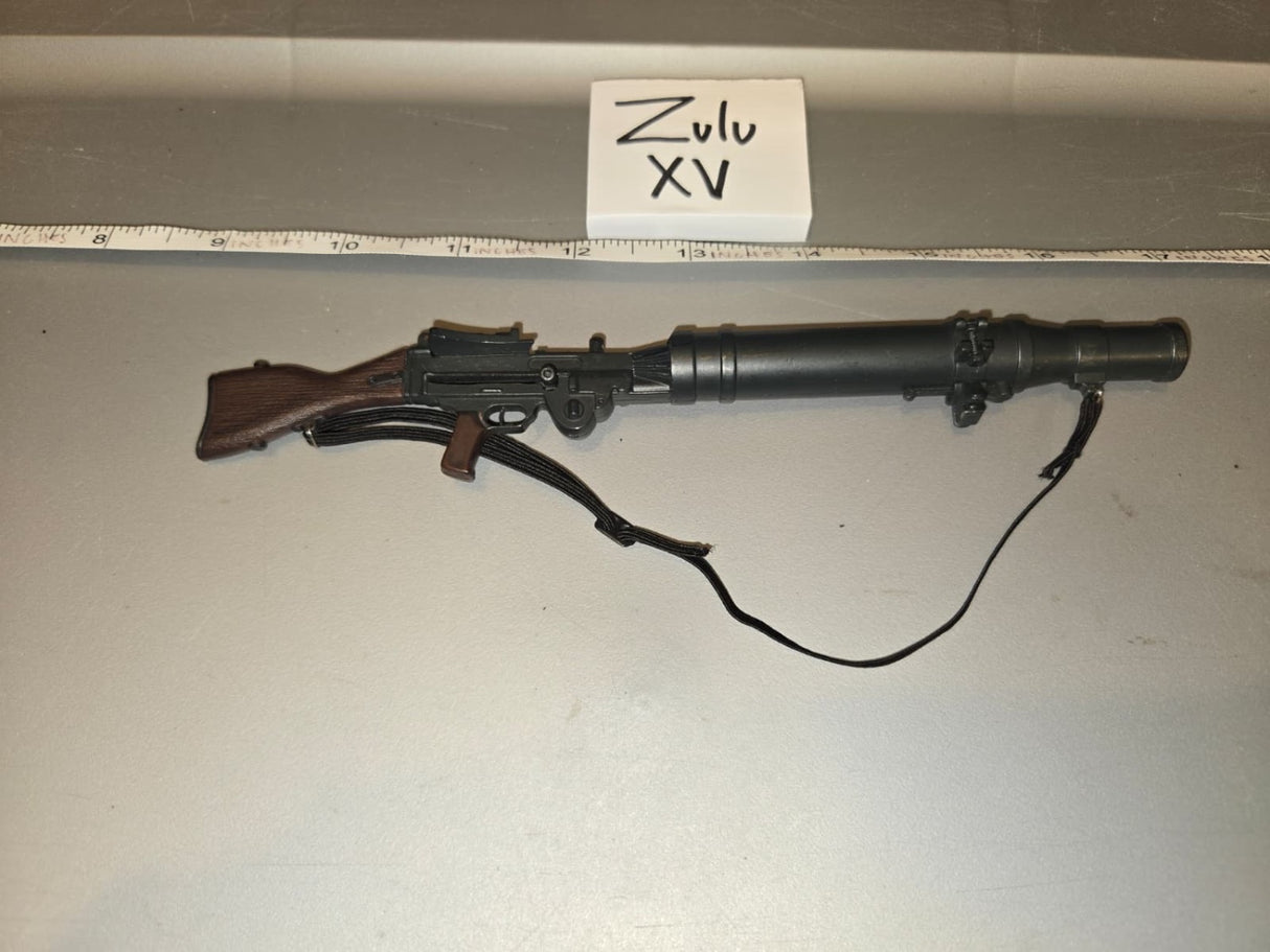 1/6 Scale WWII British Sten Gun with Suppressor