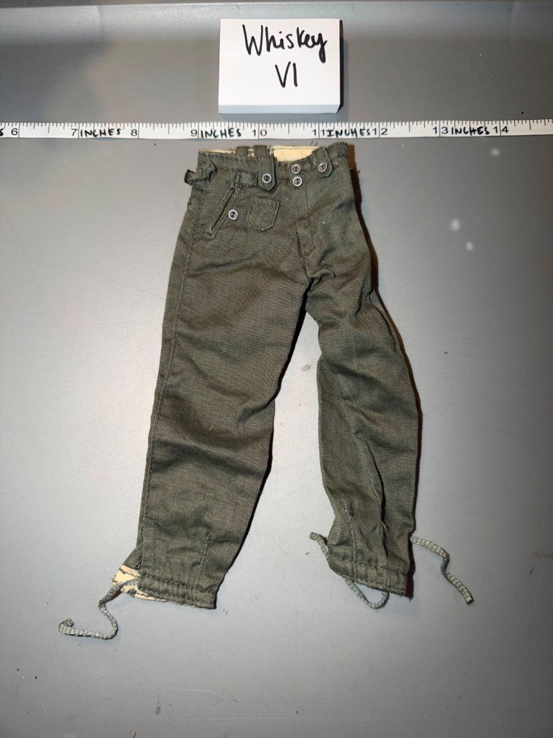 1/6 Scale WWII German Field Trousers with Leg Ties - Whiskey VI