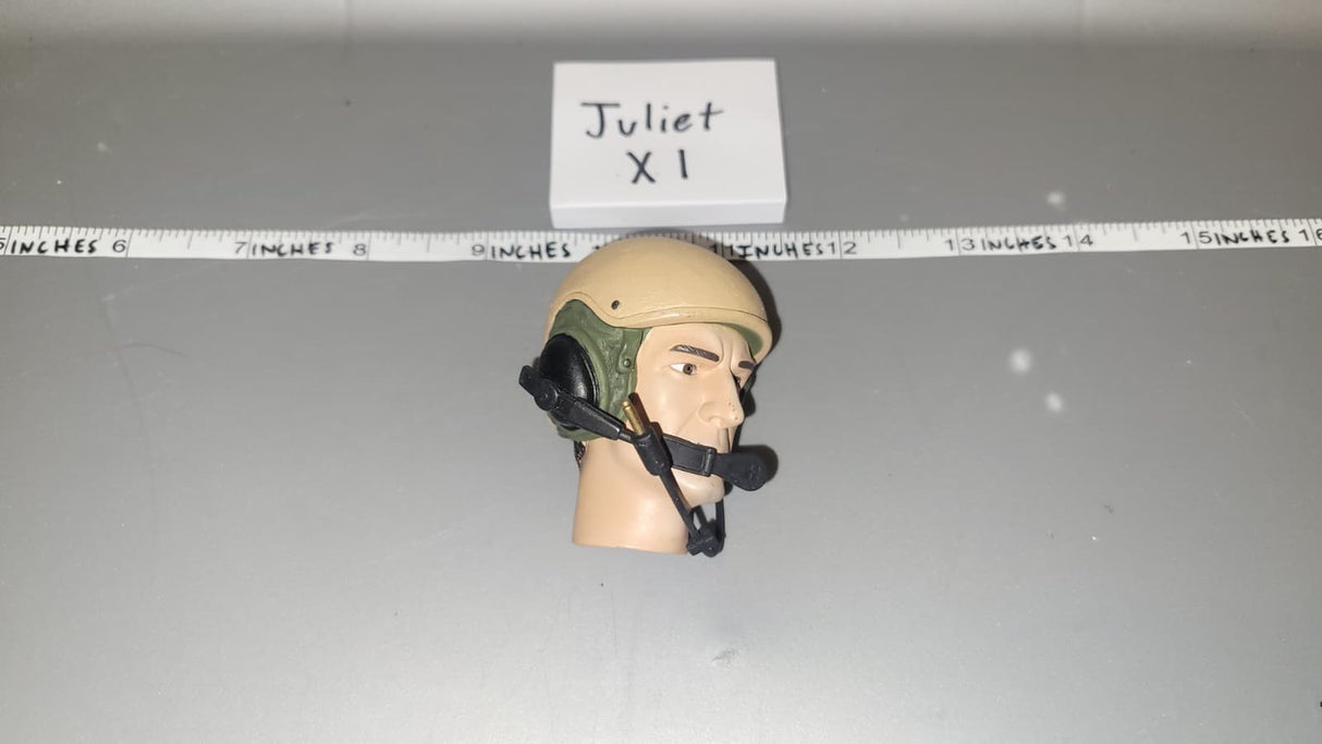 1/6 Scale Dragon Head Sculpt - Modern Tanker Helmet