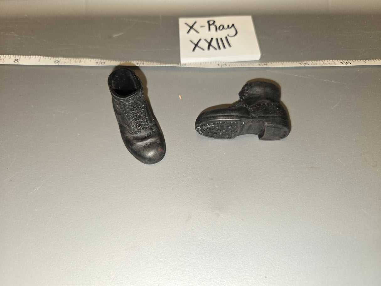 1/6 Scale Modern Era Black Combat Boot Set - X-Ray XXIII