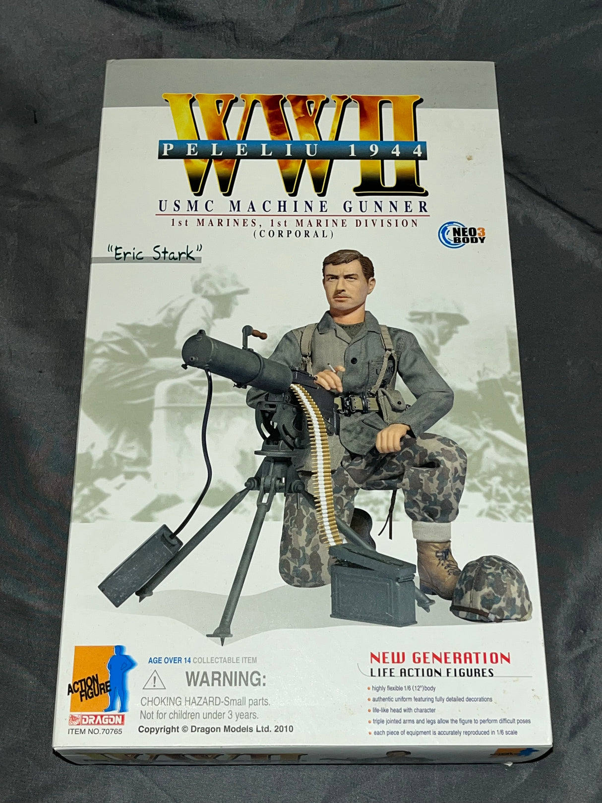 1/6 Scale WWII US Marine Machine Gunner Eric Stark - NIB Dragon