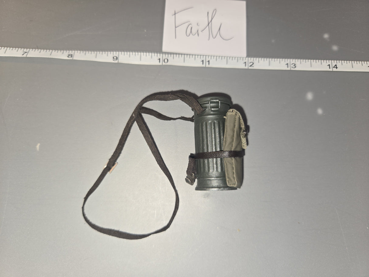 1/6 Scale WWII German Gas Mask Can - Metal