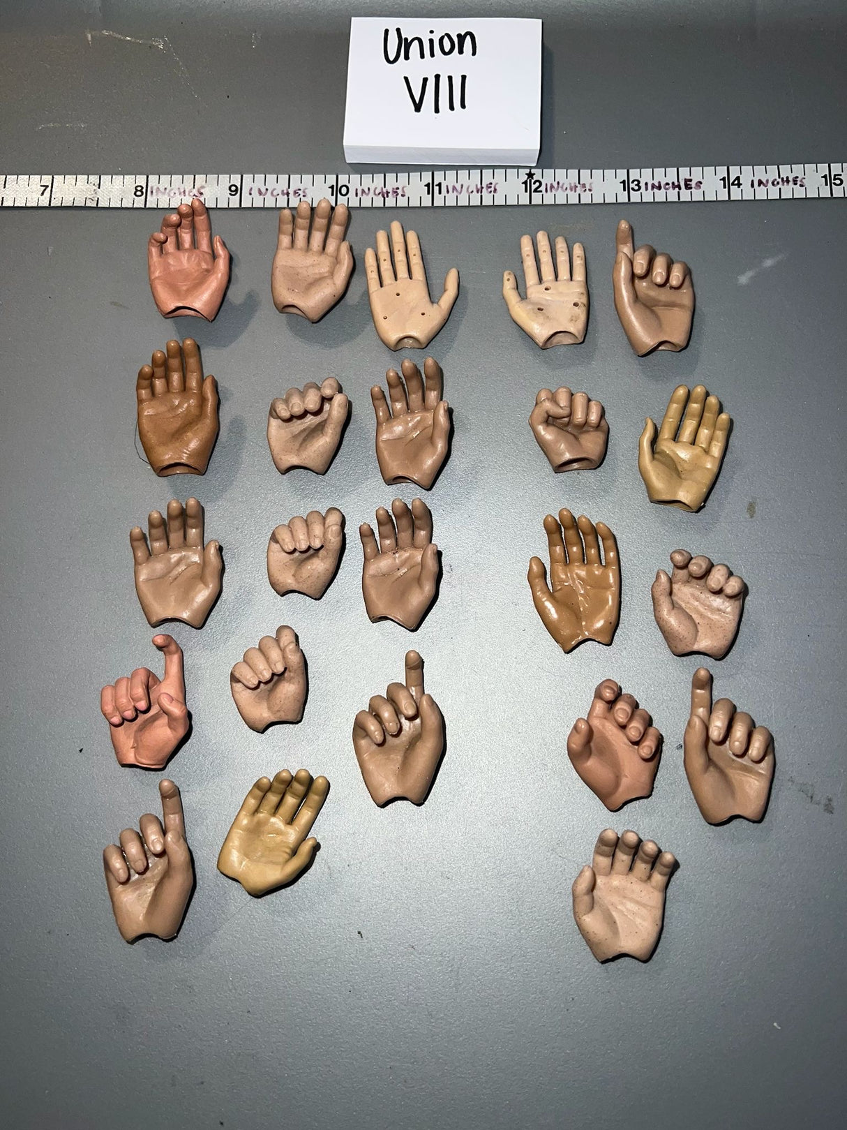 1/6 Scale Nude Figure Hand Lot