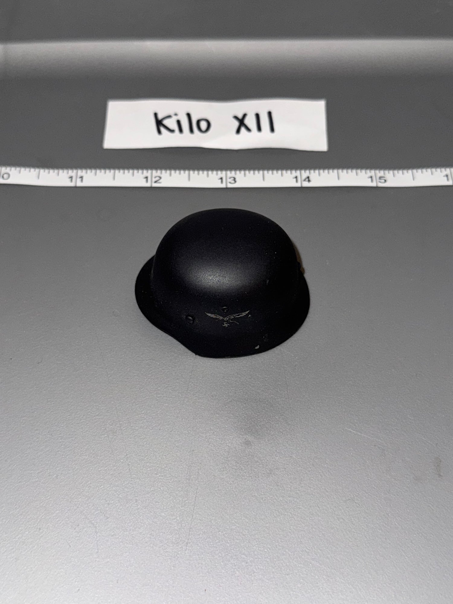 1/6 Scale WWII German Luftwaffe Field Division  Helmet - Metal