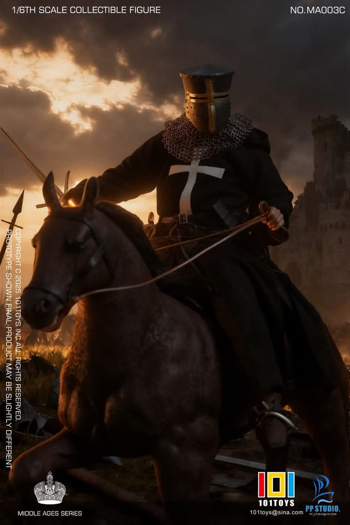 *Preorder* 101TOYS x PP STUDIO 1/6 Medieval Kingdom of Heaven Hospital Knight 101toy- MA003C