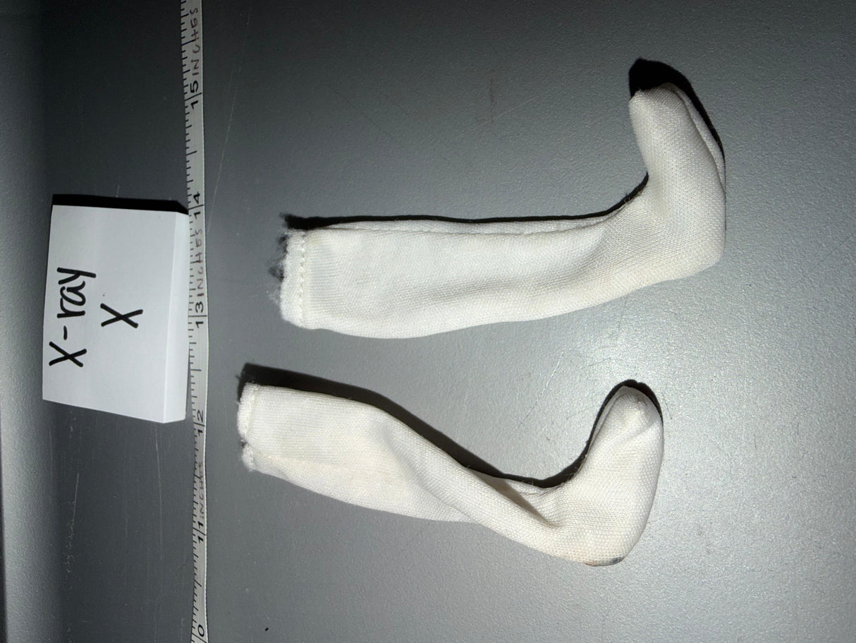 1:6 Scale Napoleonic Era Long White Socks