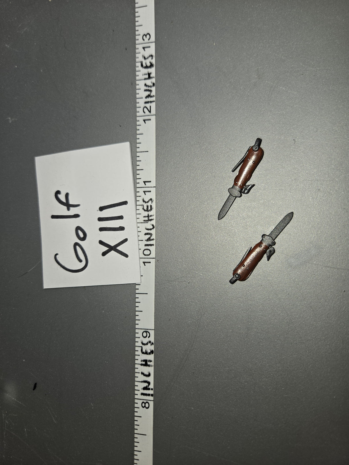 1/6 scale WWII German Fallschirmjager Switch Blade Knife Lot
