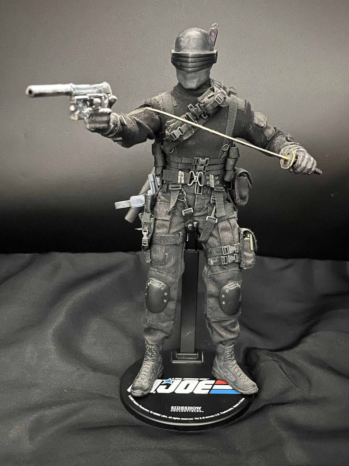 1/6 Scale Sideshow Toys Snake Eyes GI Joe Loose Dressed Figure