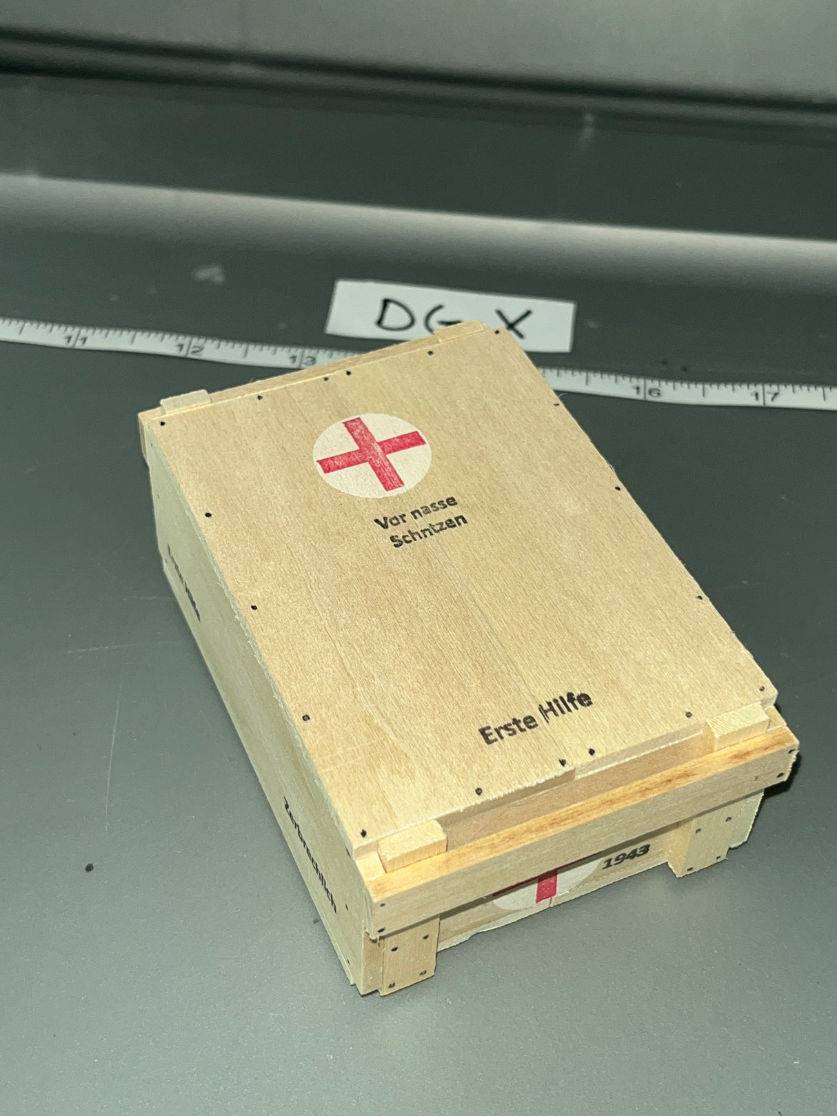 1/6 Scale WWII German Medical Crate - Dale Guyer