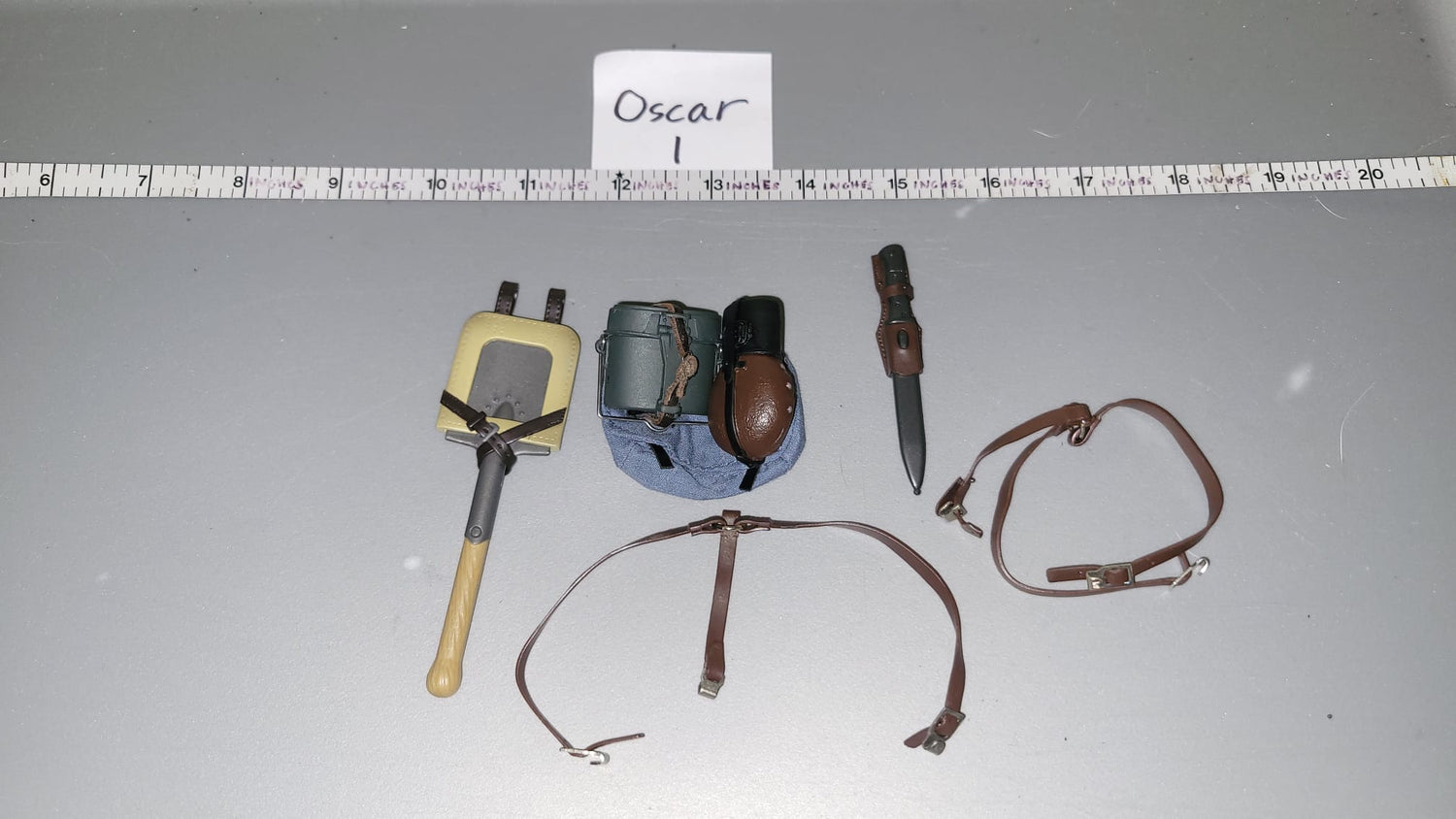 1/6 Scale WWII German Luftwaffe Fallschirmjager Field Gear Lot