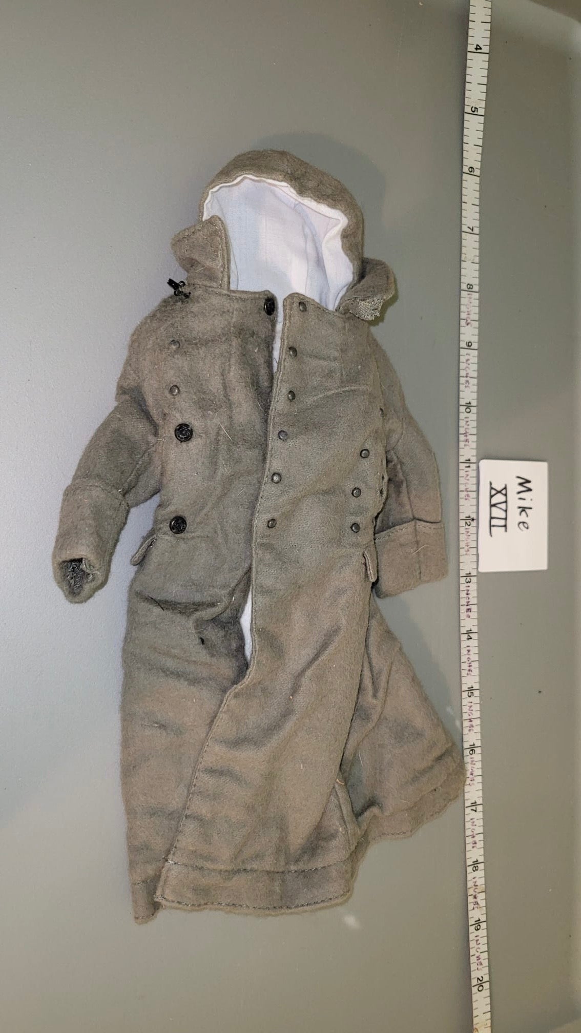 1:6 WWII German Heavy Duty Greatcoat with Hood