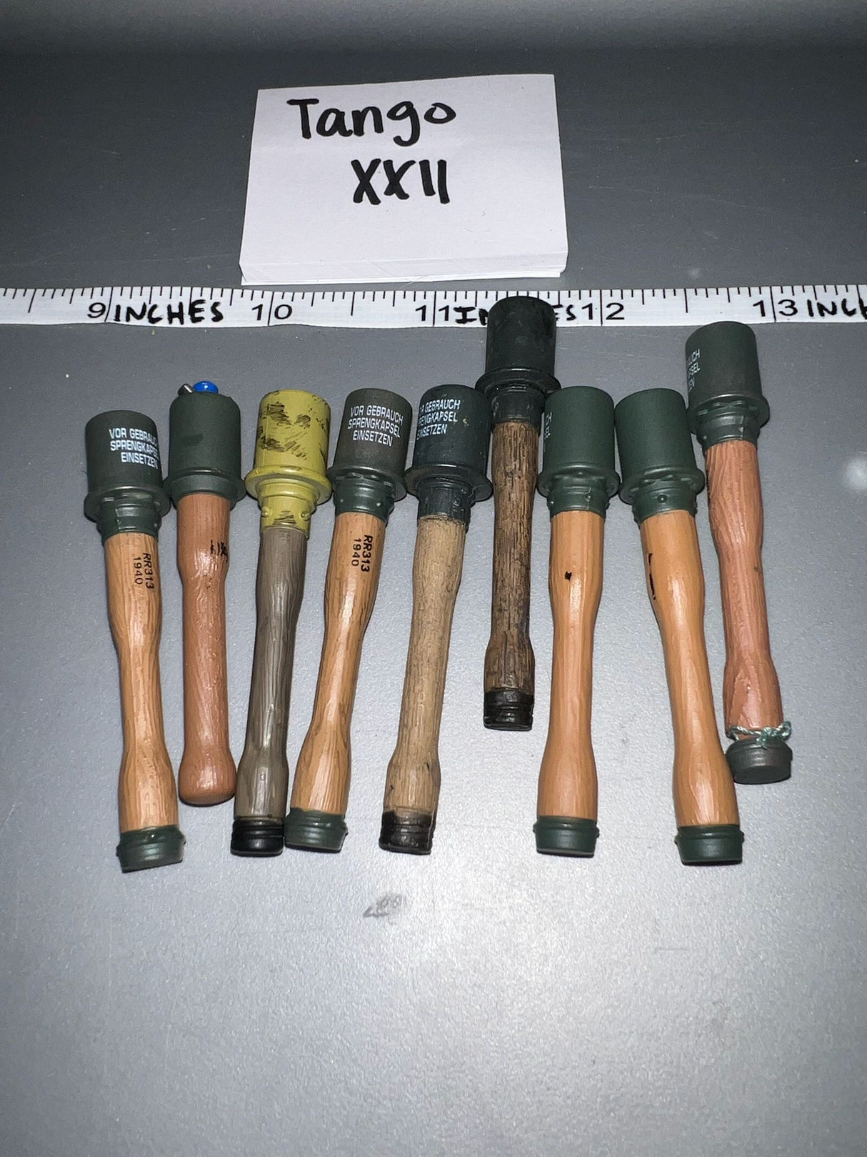 1/6 WWII German Grenade Lot