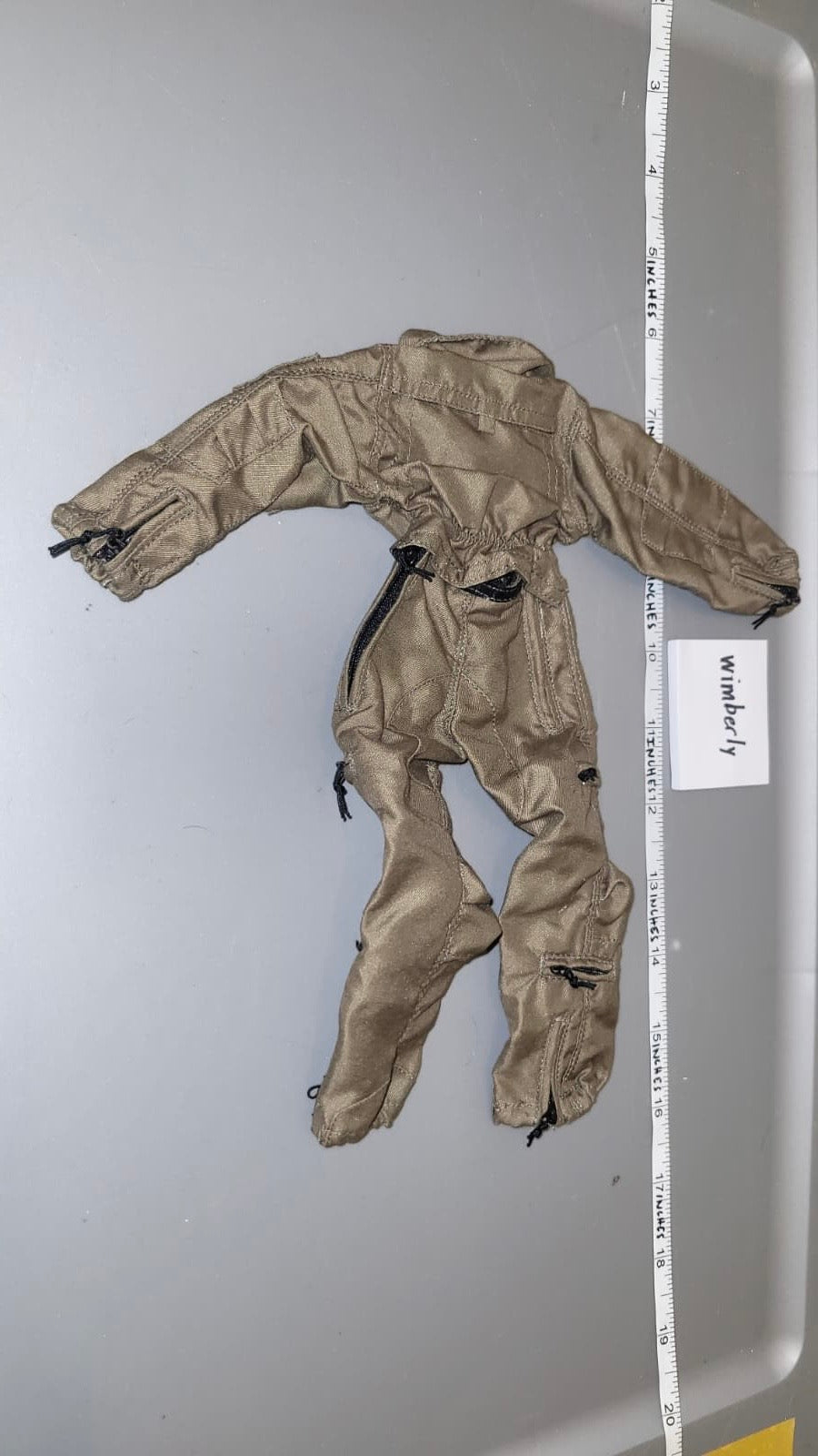 1/6 Scale Modern Tanker Coverall - Armored Crewman Coverall Uniform / Flight Suit - Bandit Joe