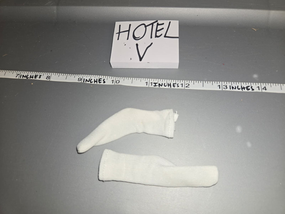 1:6 Scale Modern Era White Socks