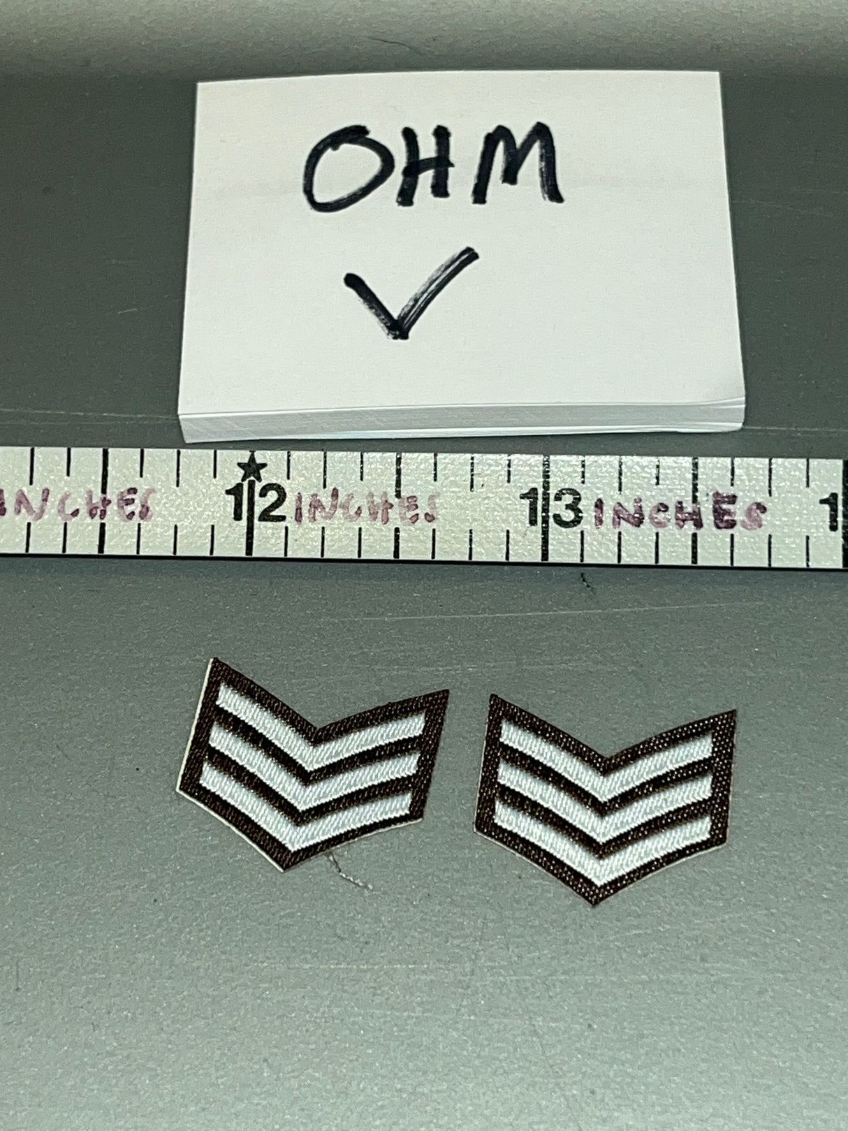 1/6 Scale WWII British Rank Insignia Patches - UJINDOU Operation Market Garden Paratrooper