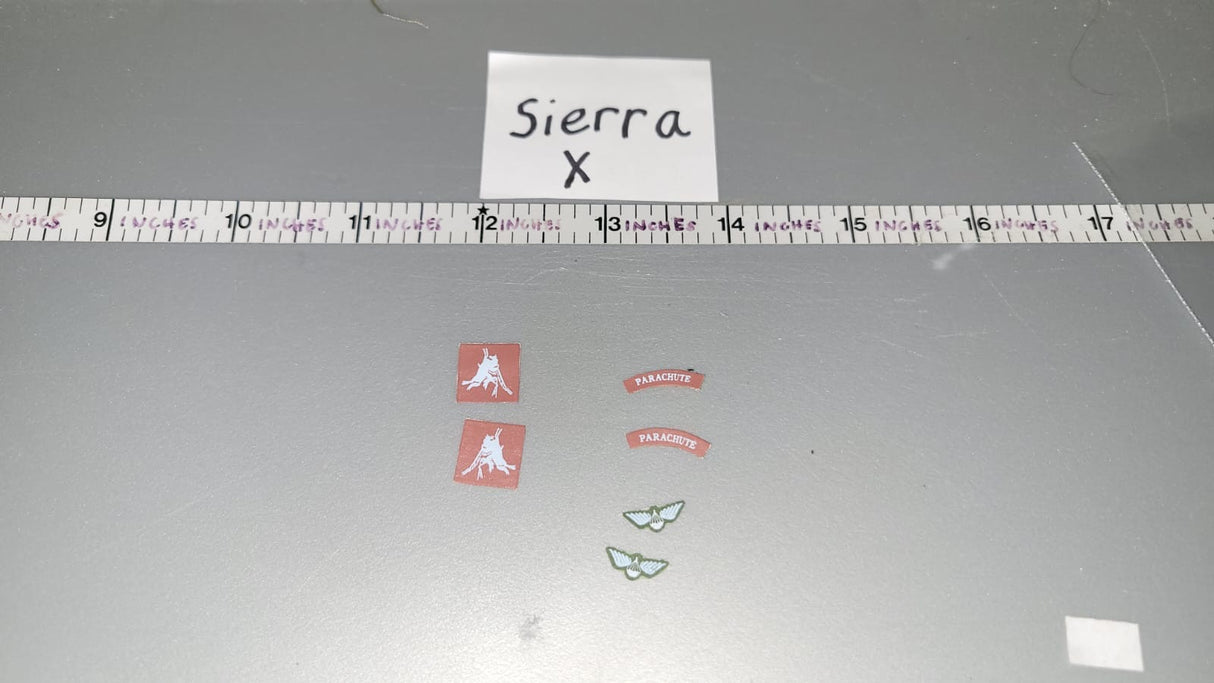 1/6 Scale WWII British Paratrooper Insignia - Patches