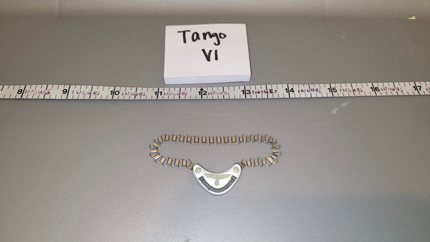 1:6 WWII German Military Police Neck Chain