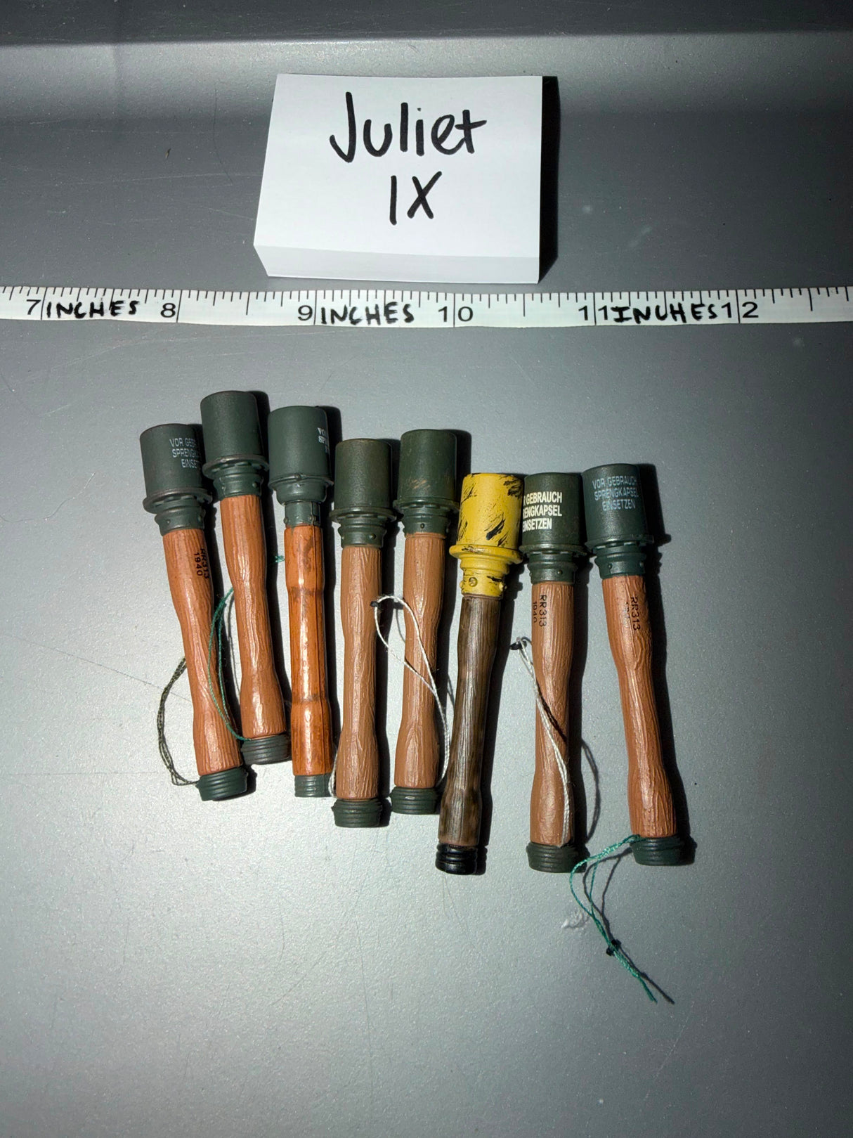1/6 WWII German Grenade Lot