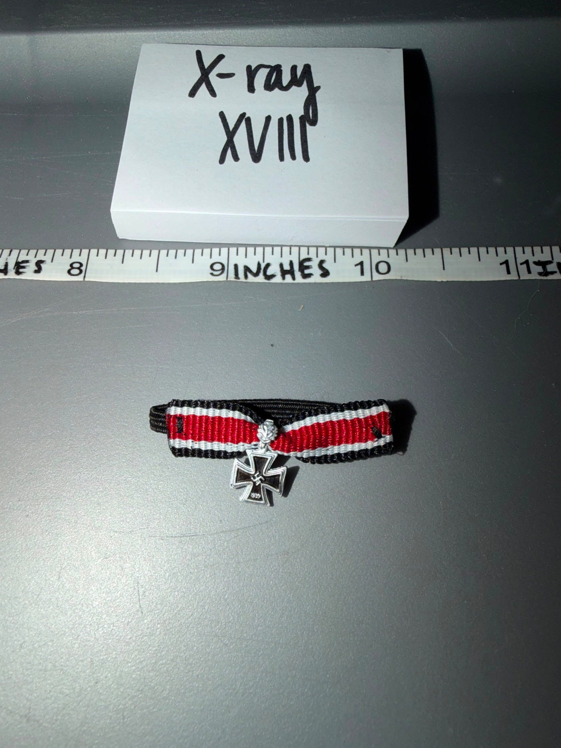 1/6 Scale WWII German Knight's Cross with Oak Leaves Miniature Medal Bar - X-ray XVIII
