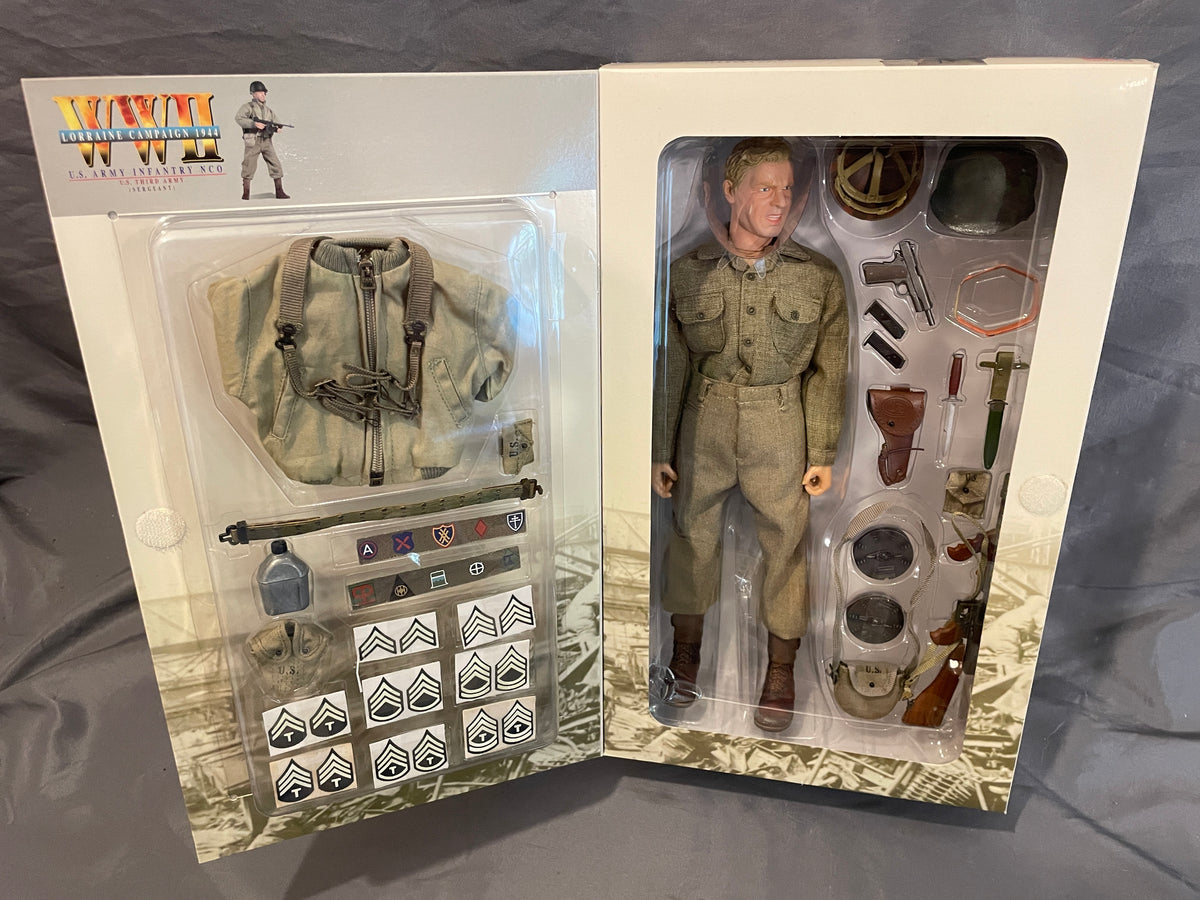 1/6 Scale WWII US Army Infantry NCO Sergeant Bobby Dalton Lorraine Campaign 1944 - NIB Dragon