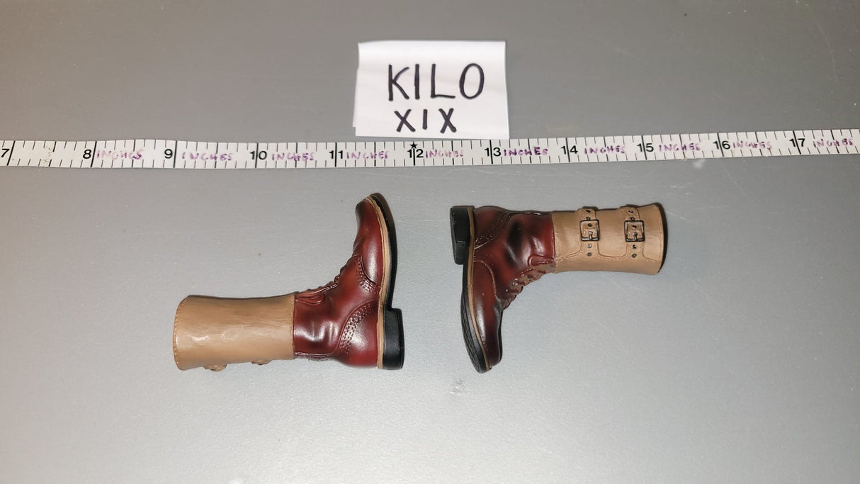 1/6 Scale WWII US Buckle Top Boots