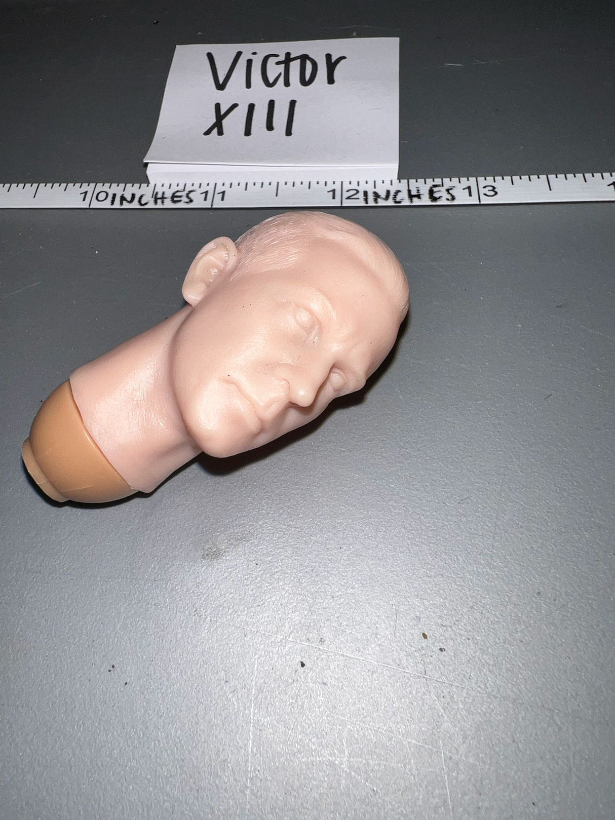1/6 Scale WWII German Head Sculpt - Unpainted