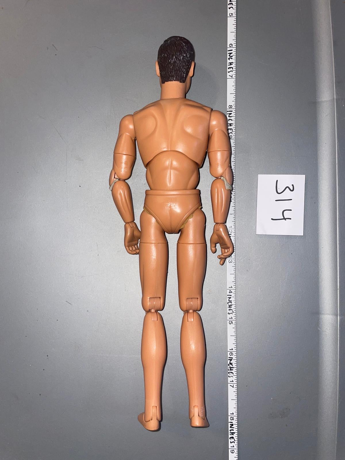 1/6 Scale Nude Power Team Figure