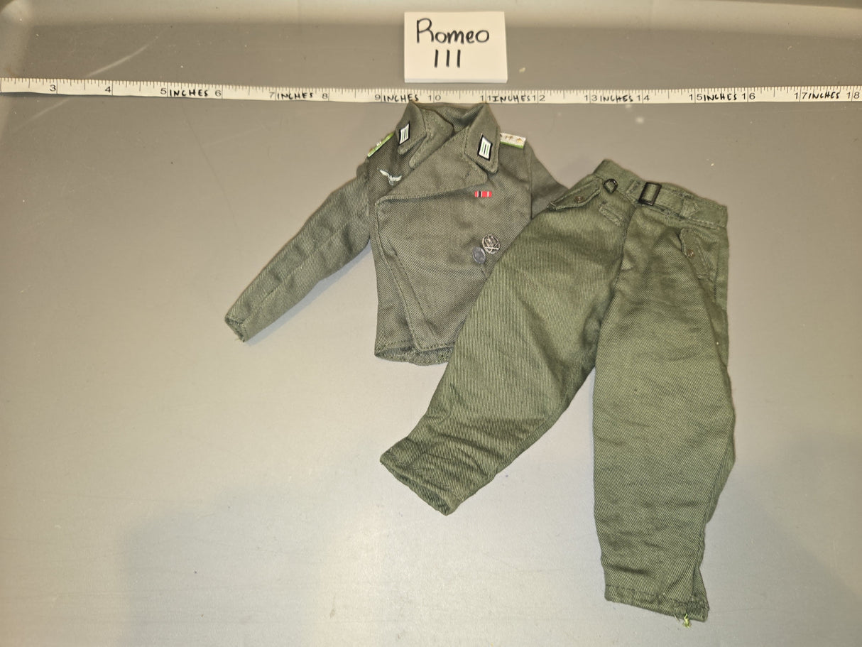 1/6 Scale WWII German Grey Tanker Uniform