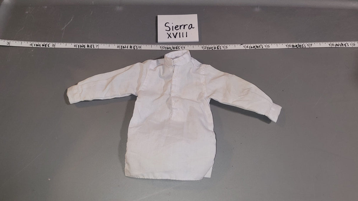 1/6 Scale WWII German White Work Shirt
