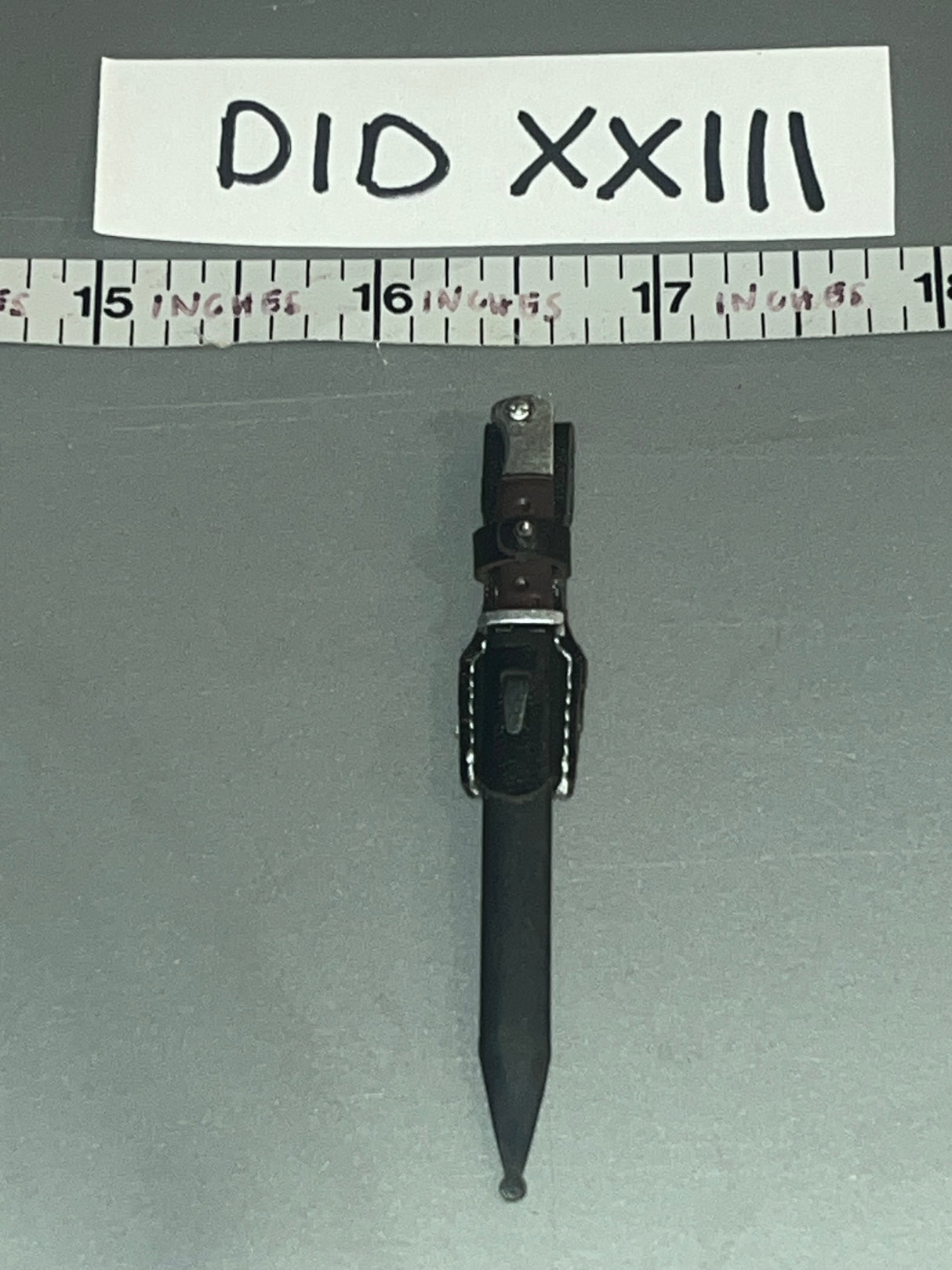 1/6 Scale World War One German Bayonet Metal - DID MG08 Gunner 11015