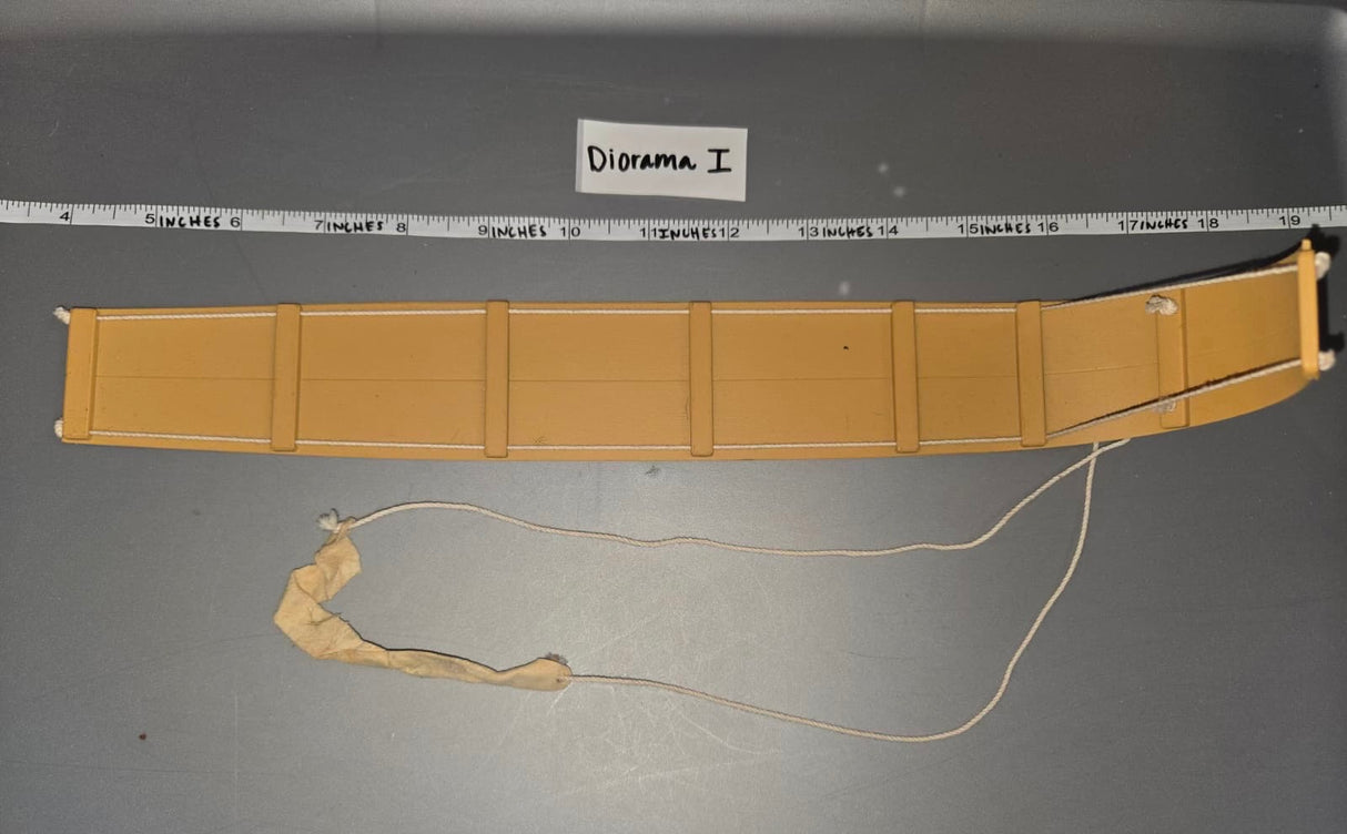 1/6 Scale Civilian Toboggan Sled - Diorama Item