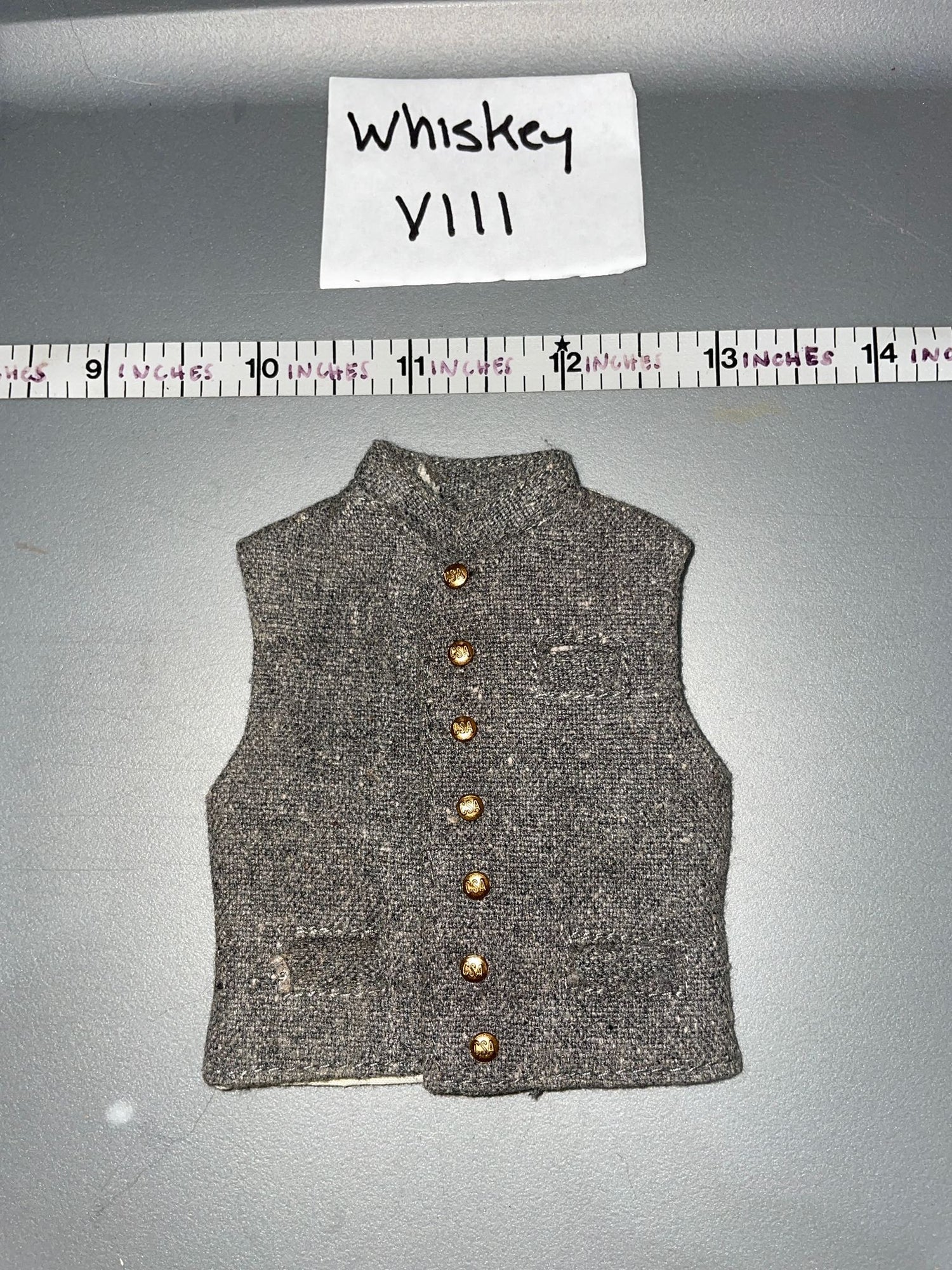 1/6 Scale Civil War Western Vest