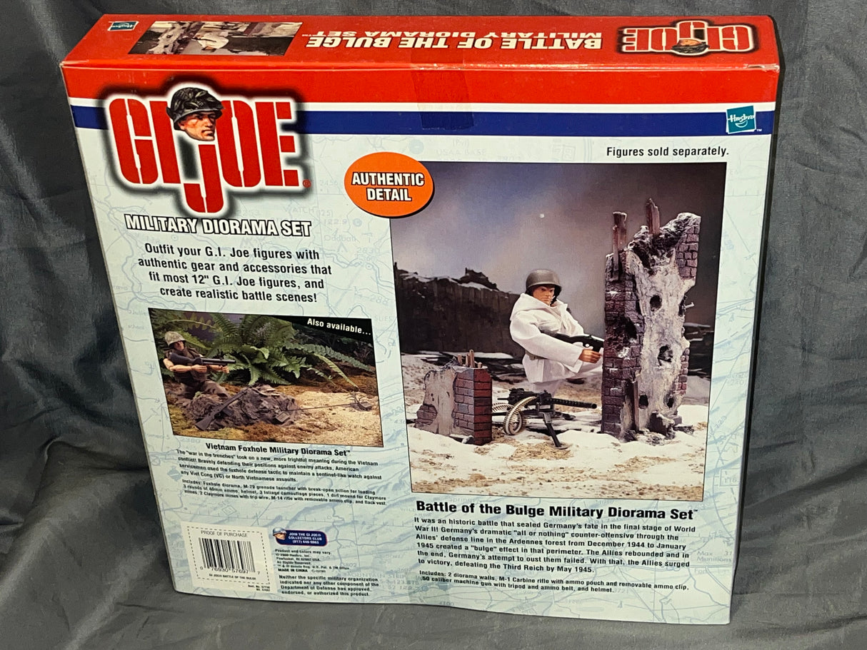 1/6 Scale WWII US Battle of the Bulge Military Diorama Set - GI Joe - NIB