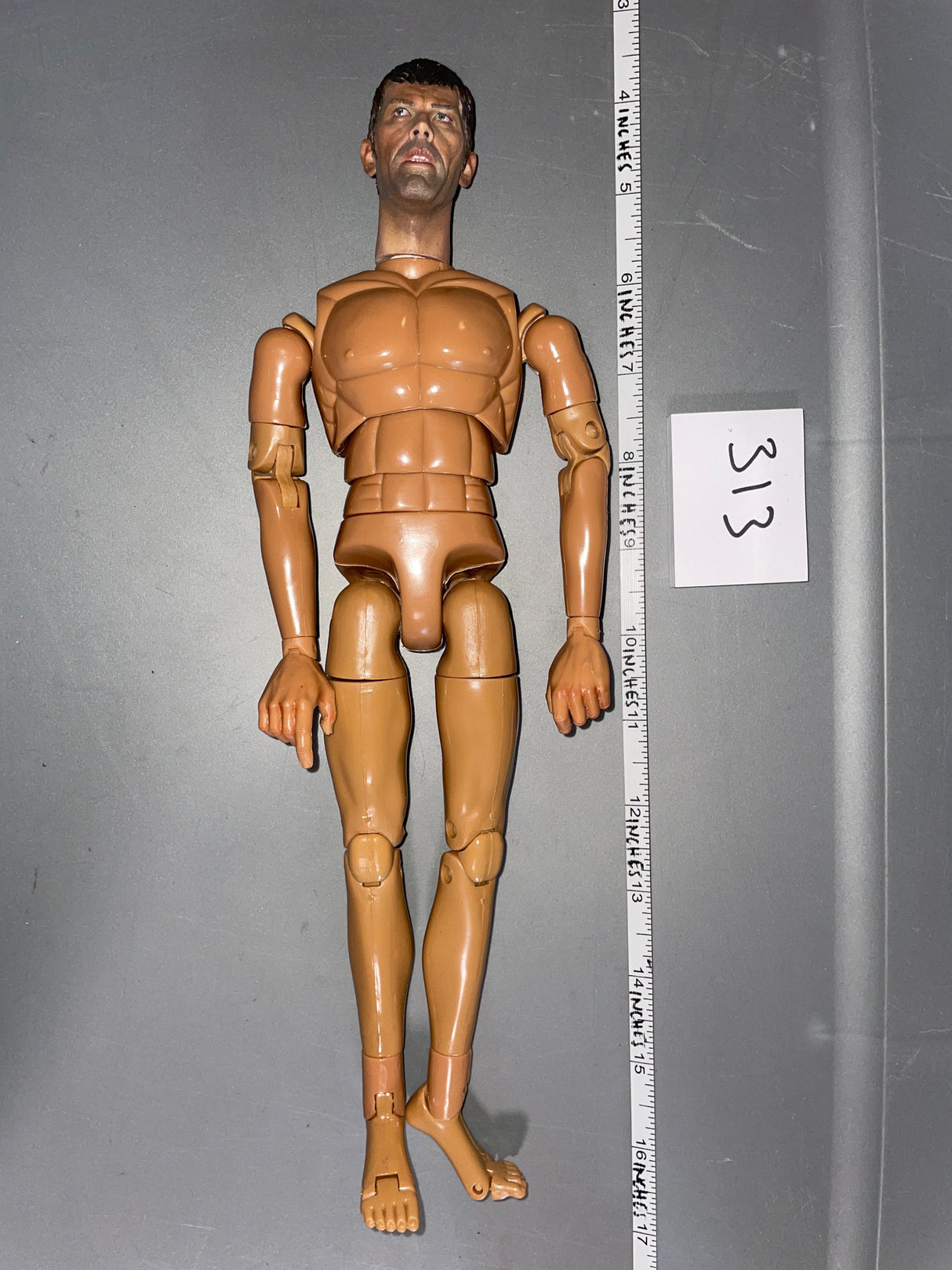 1:6 Scale WWII German Nude Steiner Cross of Iron Figure - DID