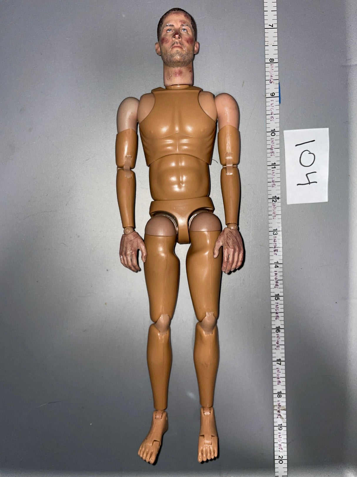 1/6 Scale Nude DID WWII US Figure