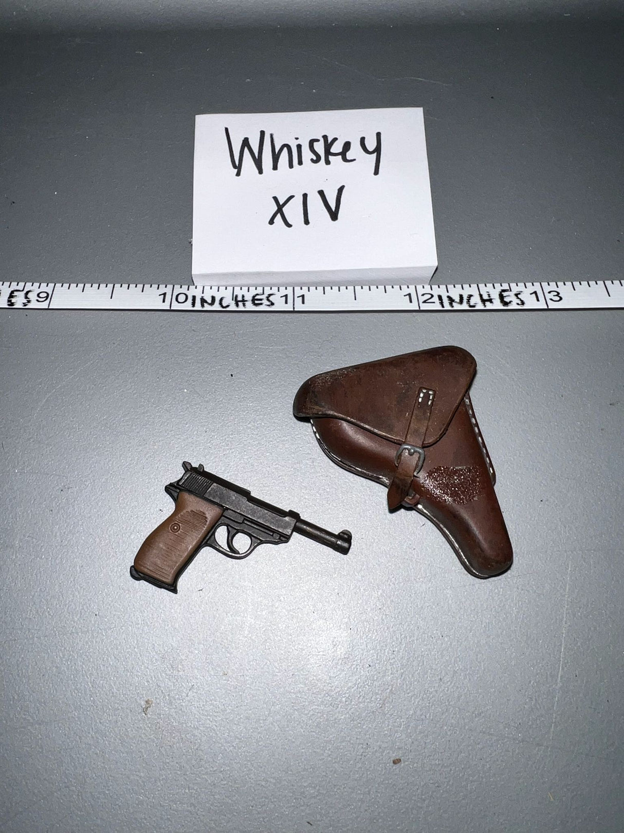 1/6 Scale WWII German Pistol and Holster
