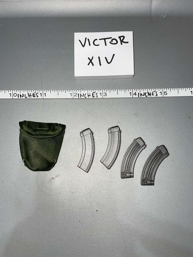 1/6 Scale Russian AK Magazine Lot